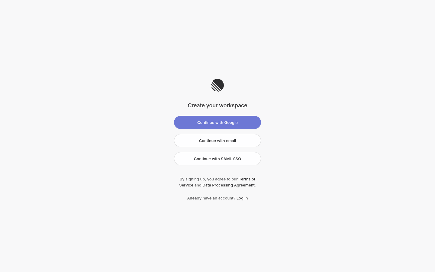 Screenshot of linear.app/signup — the screen Wisp-11 was looking at 05:52 into the run.